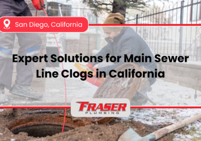 what to do for a main sewer line clog